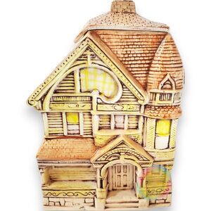 Treasure Craft Victorian House Cookie Jar Ceramic